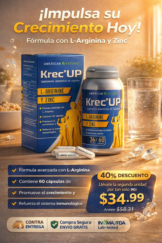 Krec' Up Hormona de Crecimiento Natural