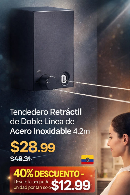 TENDEDERO DE PARED INOXIDABLE