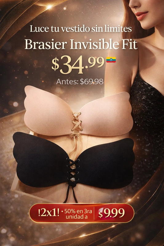 PROMO 2x1 Brasier Invisible Fit - Realce Natural