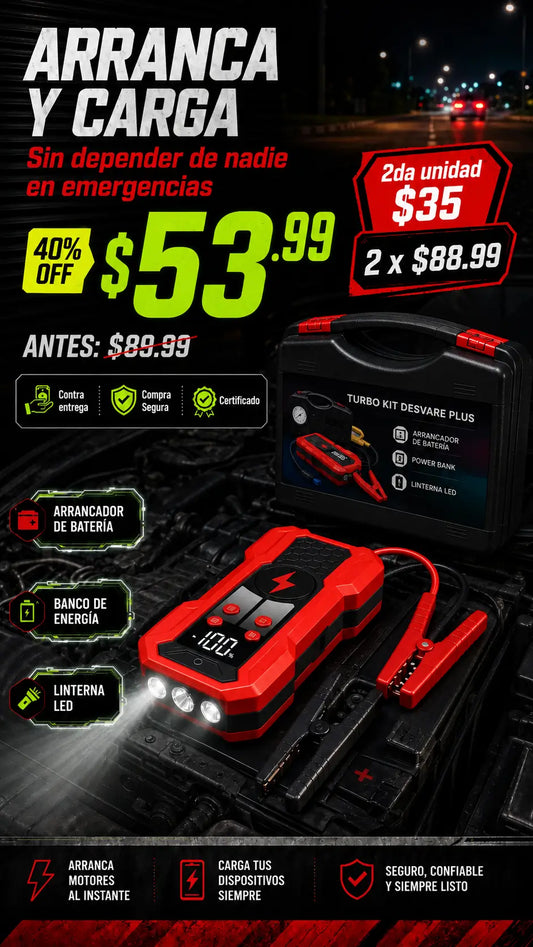 Arrancador Para Auto Powerbank