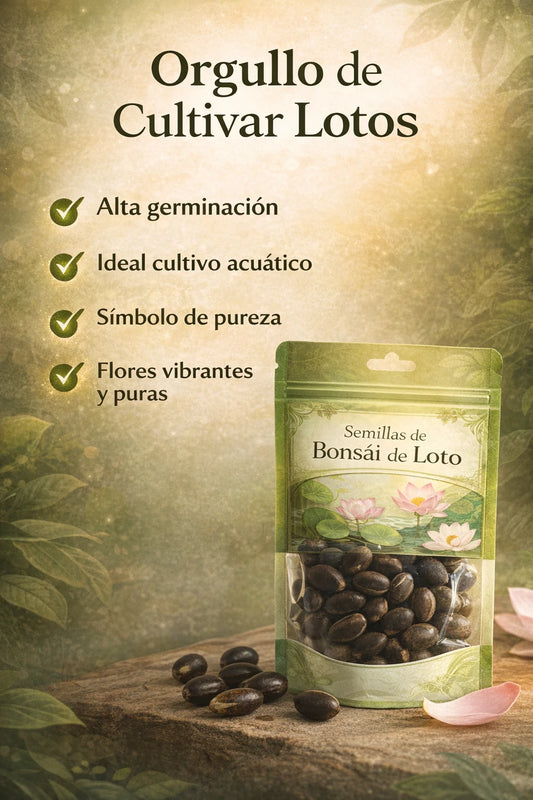 2x1 semillas flor de loto