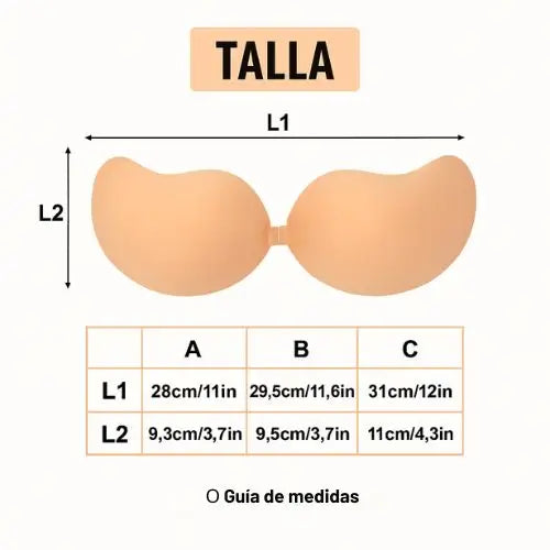 2x1 Brasier Invisible Fit - Realce Natural