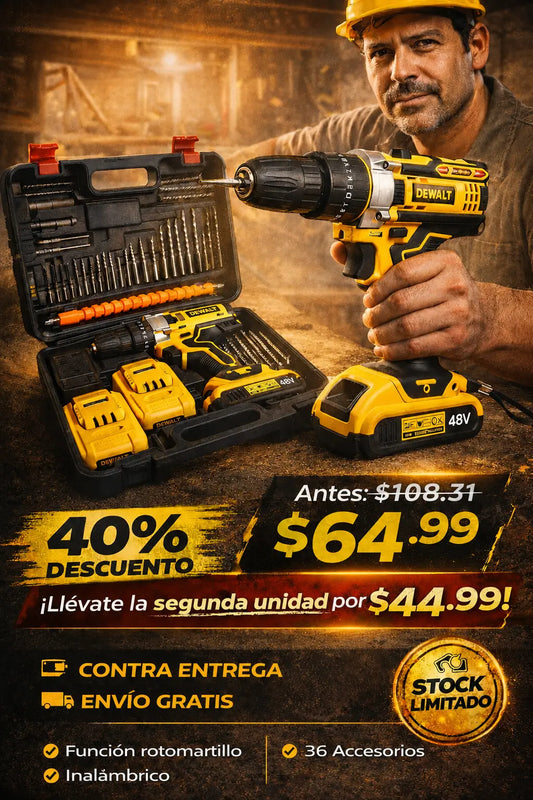 Taladro Dewalt 48v