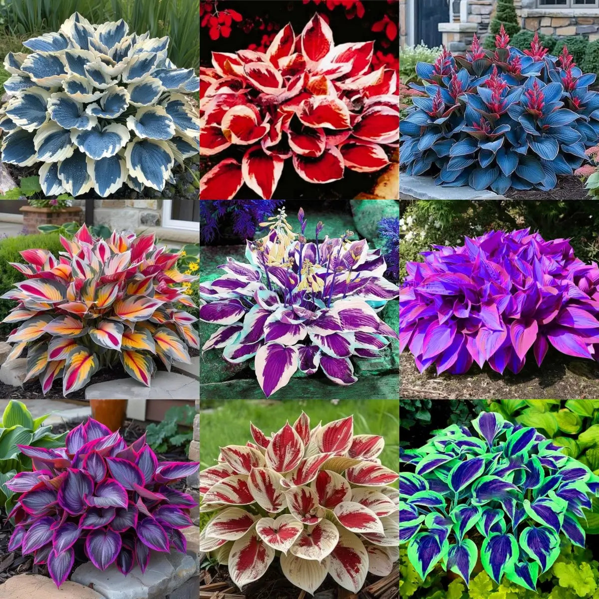Semillas Hosta de Colores Vibrantes