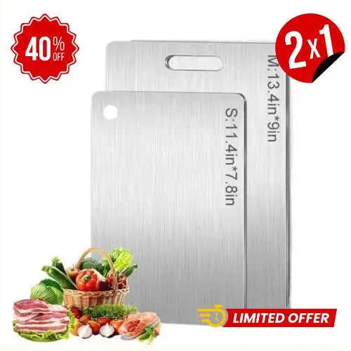 2x1 CleanPrep Board - Tabla de acero Plus