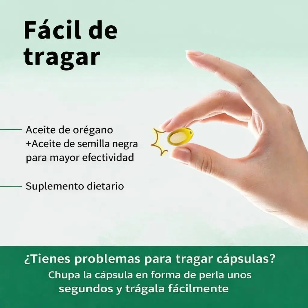 Aceite de orégano en capsulas - Balance Diario de Orégano